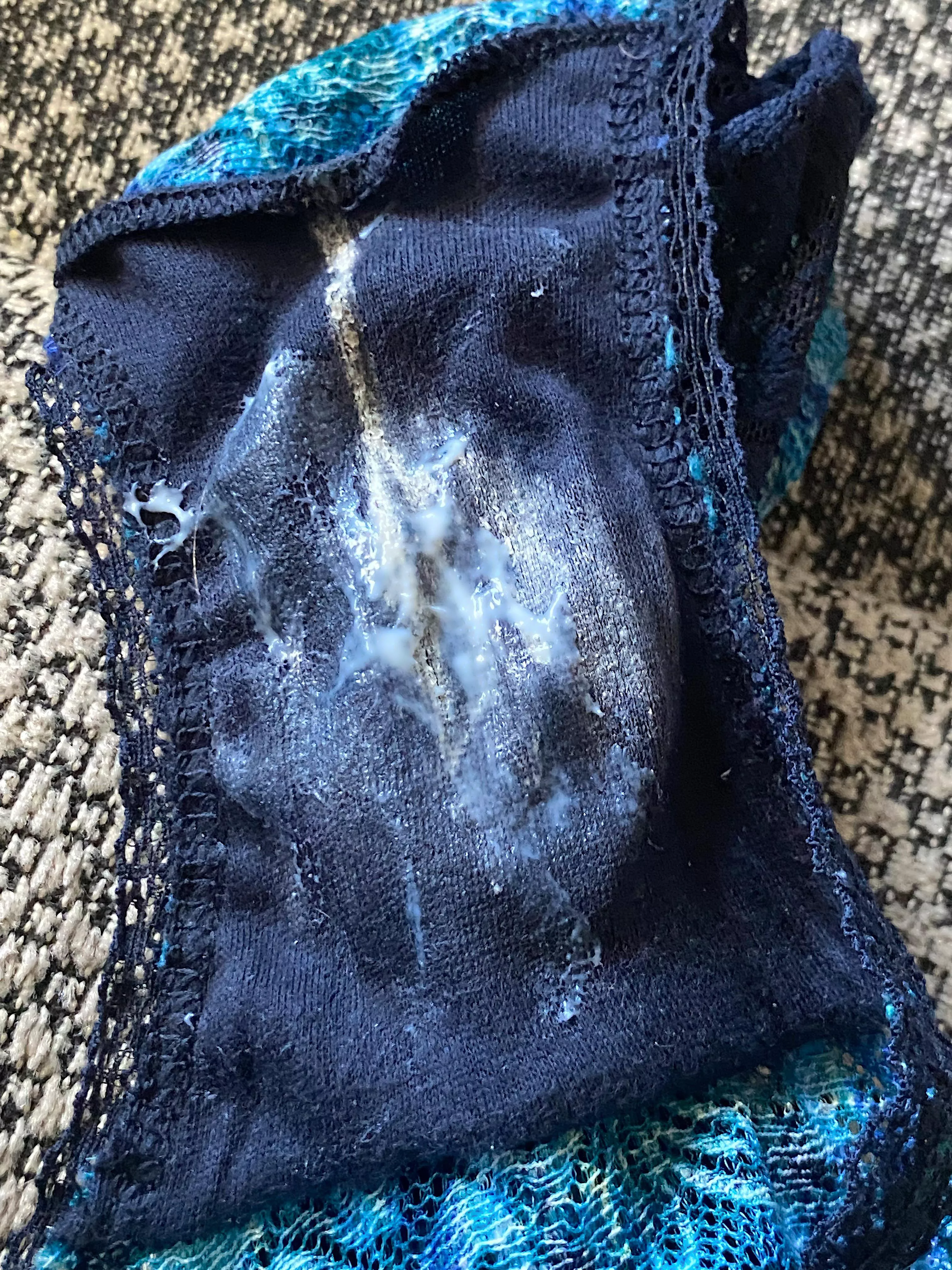 2 days worth of me cleaning my house top to bottom 🏠 & lots of discharge 🥵