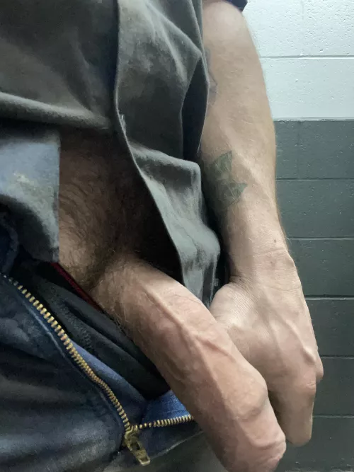 [35] bored at work. Do you think my soft cock is big?