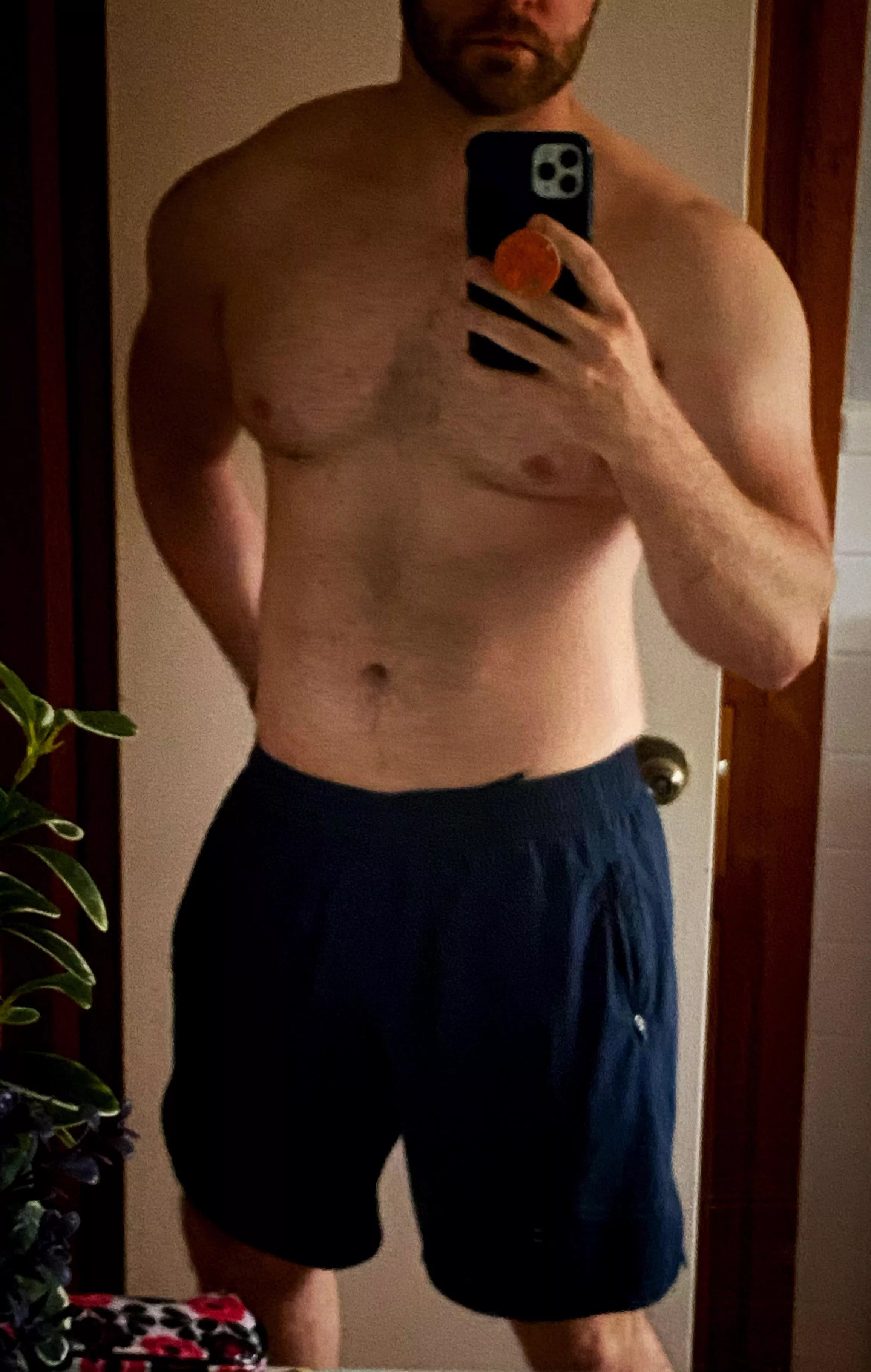 [38] Post workout selfie. Feeling good about my Dad bod