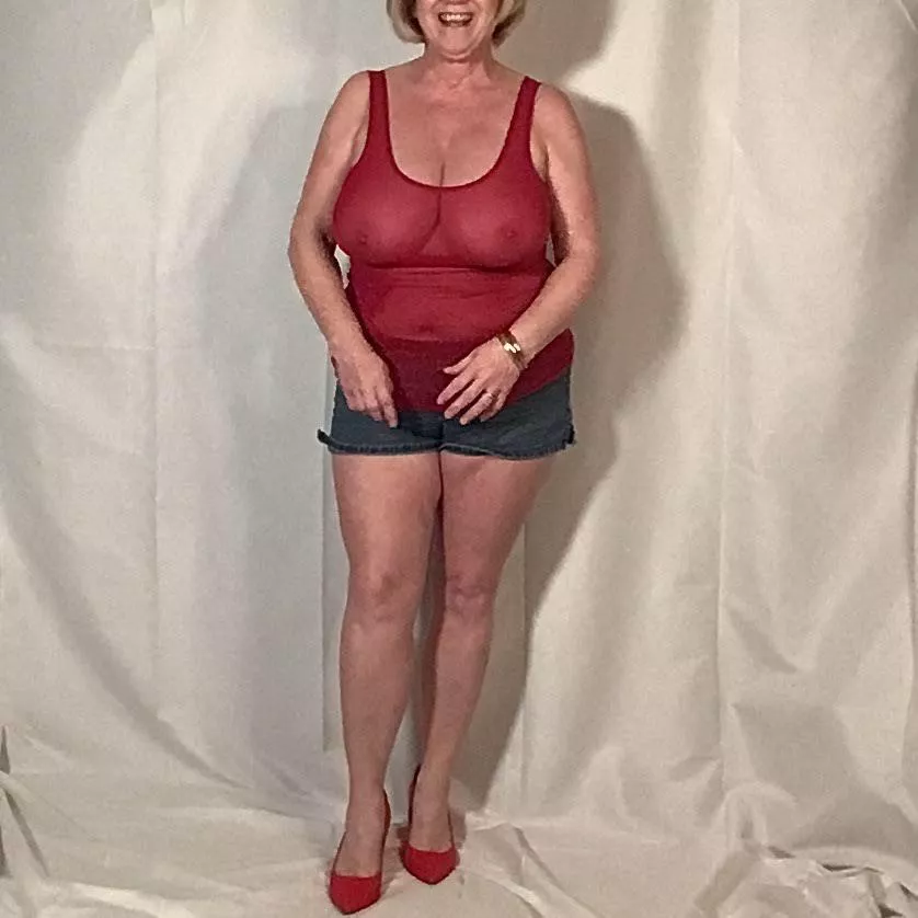 57F - Trying on a possible Spring Break outfit! 57F - Trying on a possible Spring Break outfit!