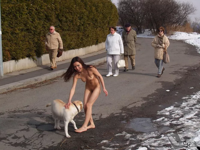 Agi fond of the DOGi...