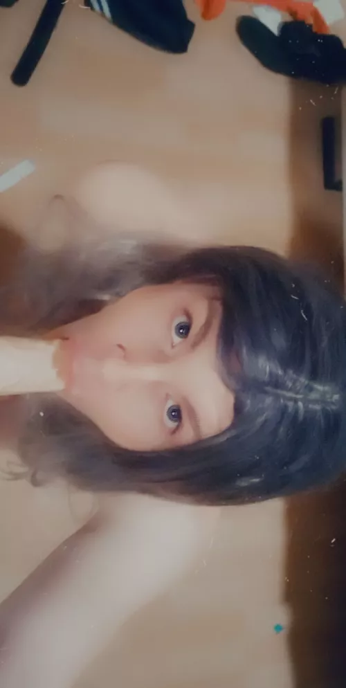 All that's missing is a big strong hand on my head (: