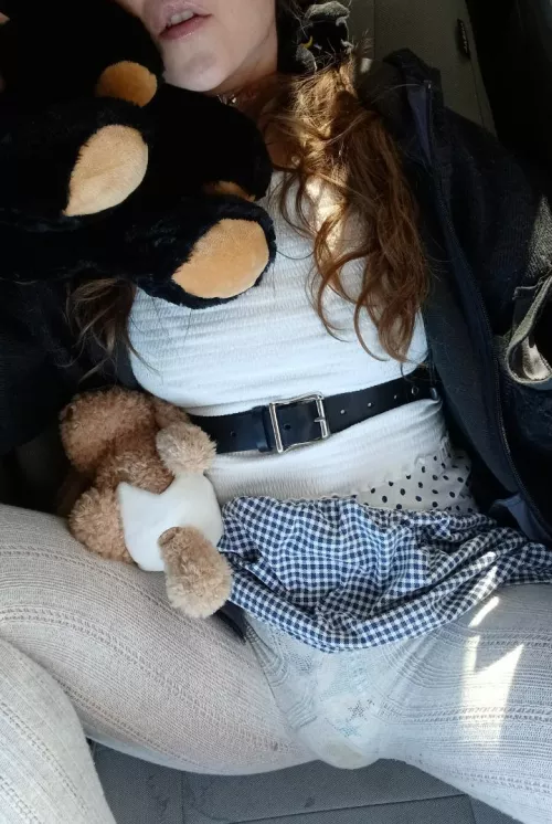 all tuckered out from a lil adventure in (only😳) pullups