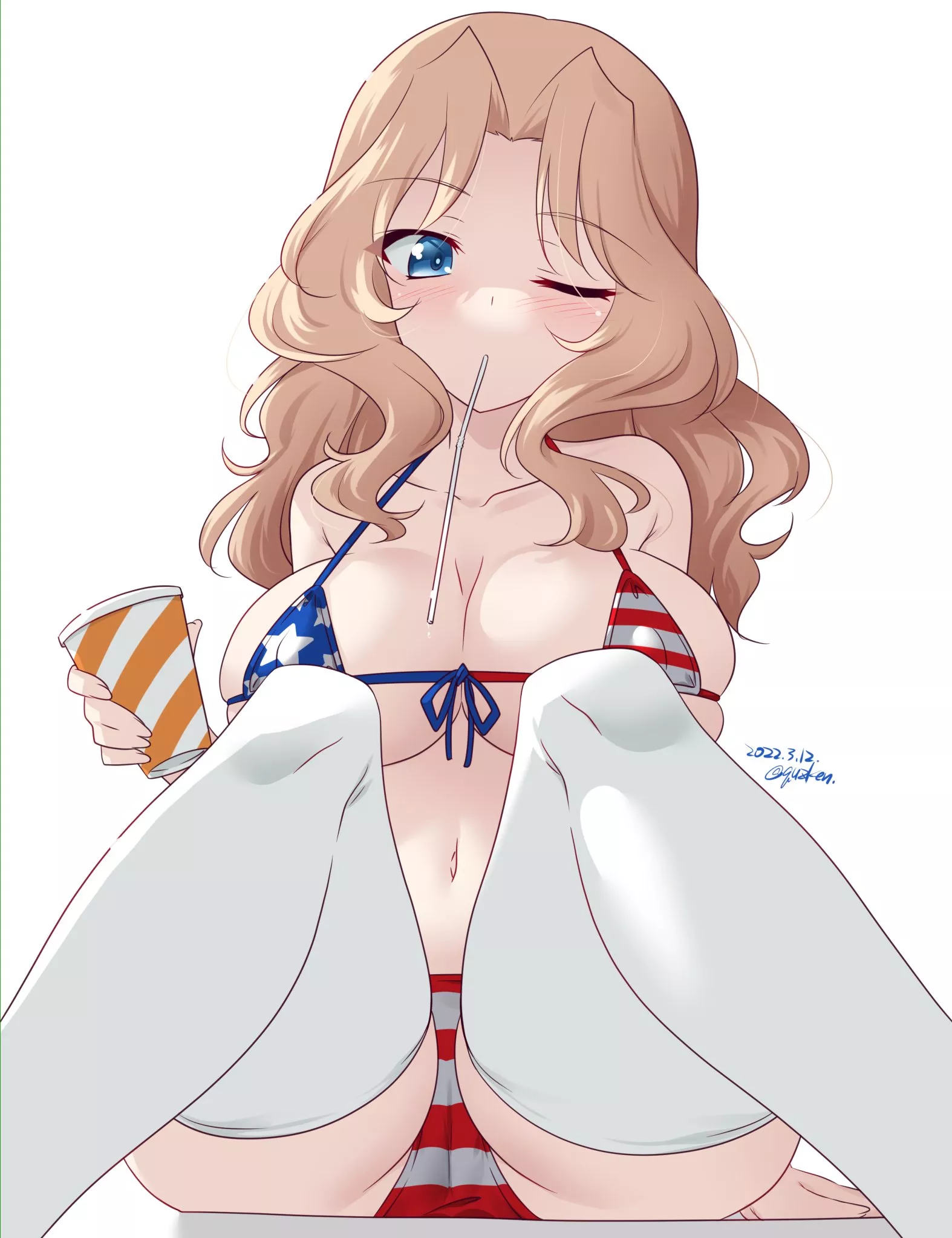 American Bikini Kay ( Kuzuryuu Kennosuke ) [Girls Und Panzer ]