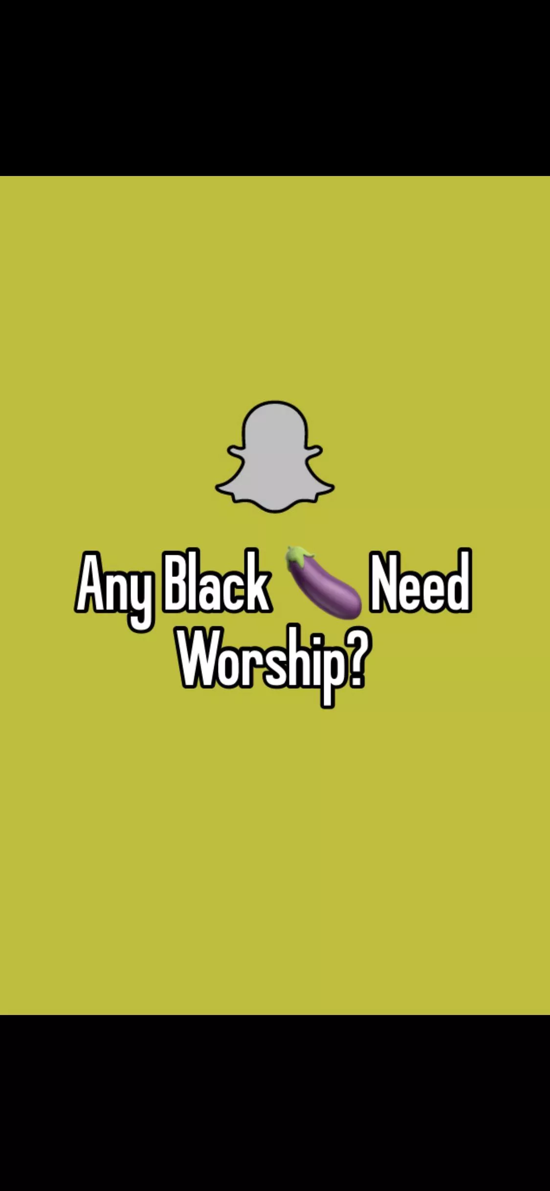 Any big black cocks need worshiping? 👻?