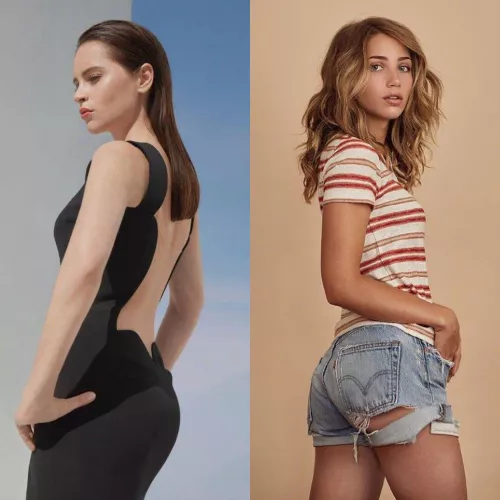 Any fans of Felicity Jones and Emily Rudd wanna chat about them getting blacked?