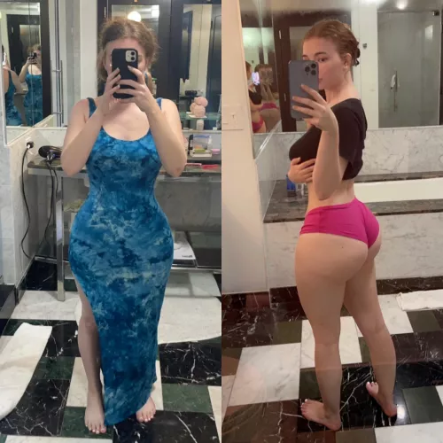 Ass so fat you can see it from the front 😝