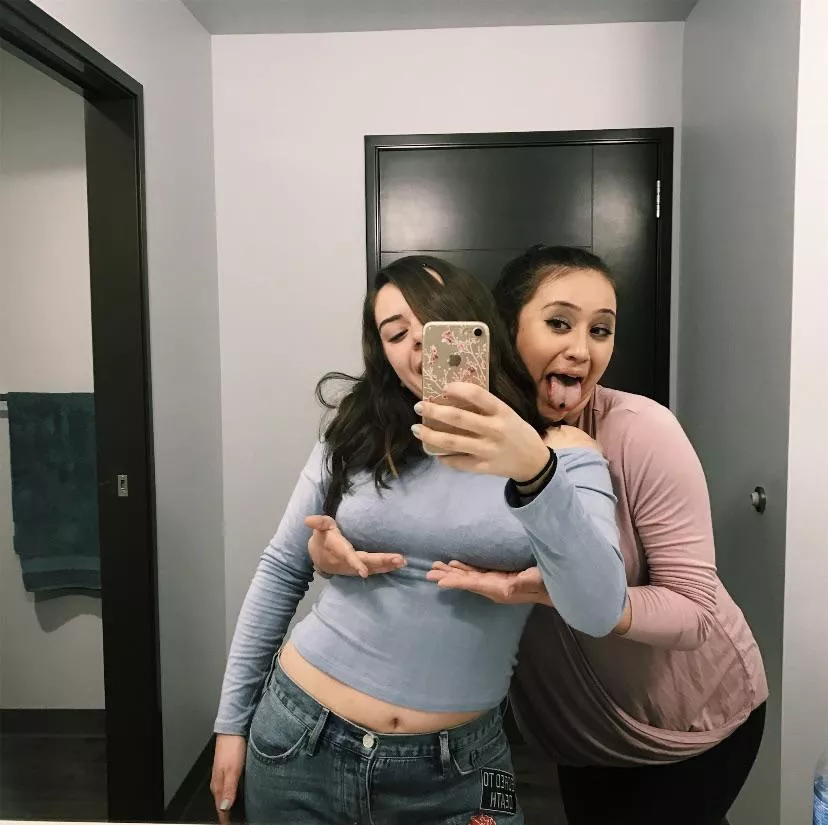 At least her friend is a good sport At least her friend is a good sport