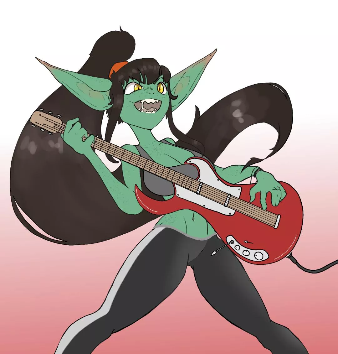 Axe wielding goblin by me :)