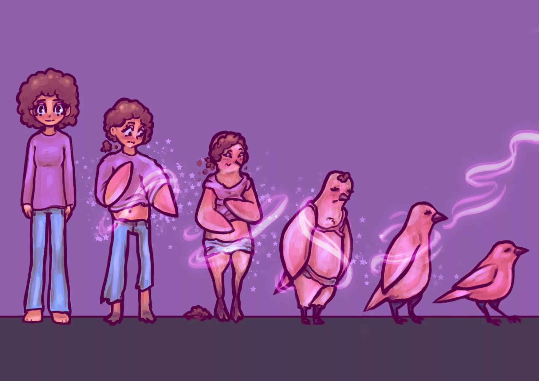 Barb Birb [F Human > Bird] Artist: EmoRaccoonWithTits