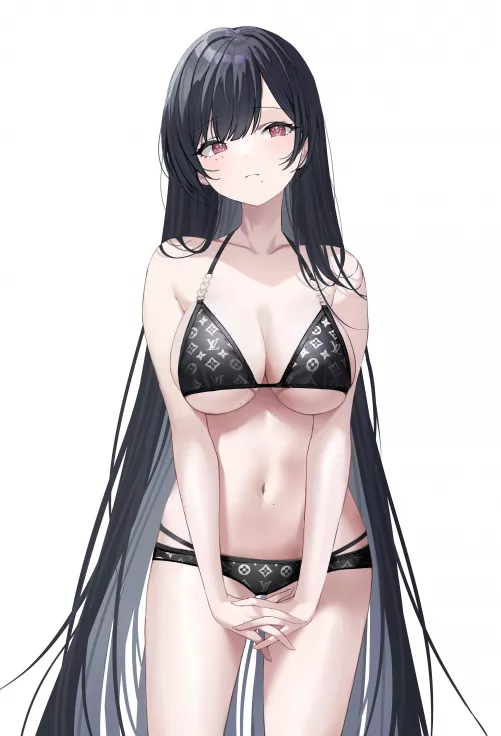 Black swimsuit [Artist's Original]