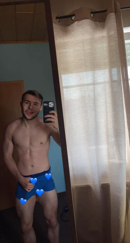 Blue boxershorts 💙💙