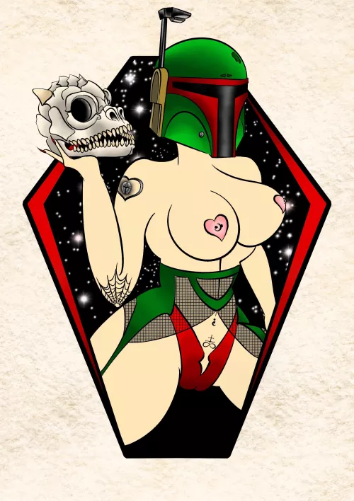 Boba Fett AKA Booba Fett - Artist IG leviathan_art666