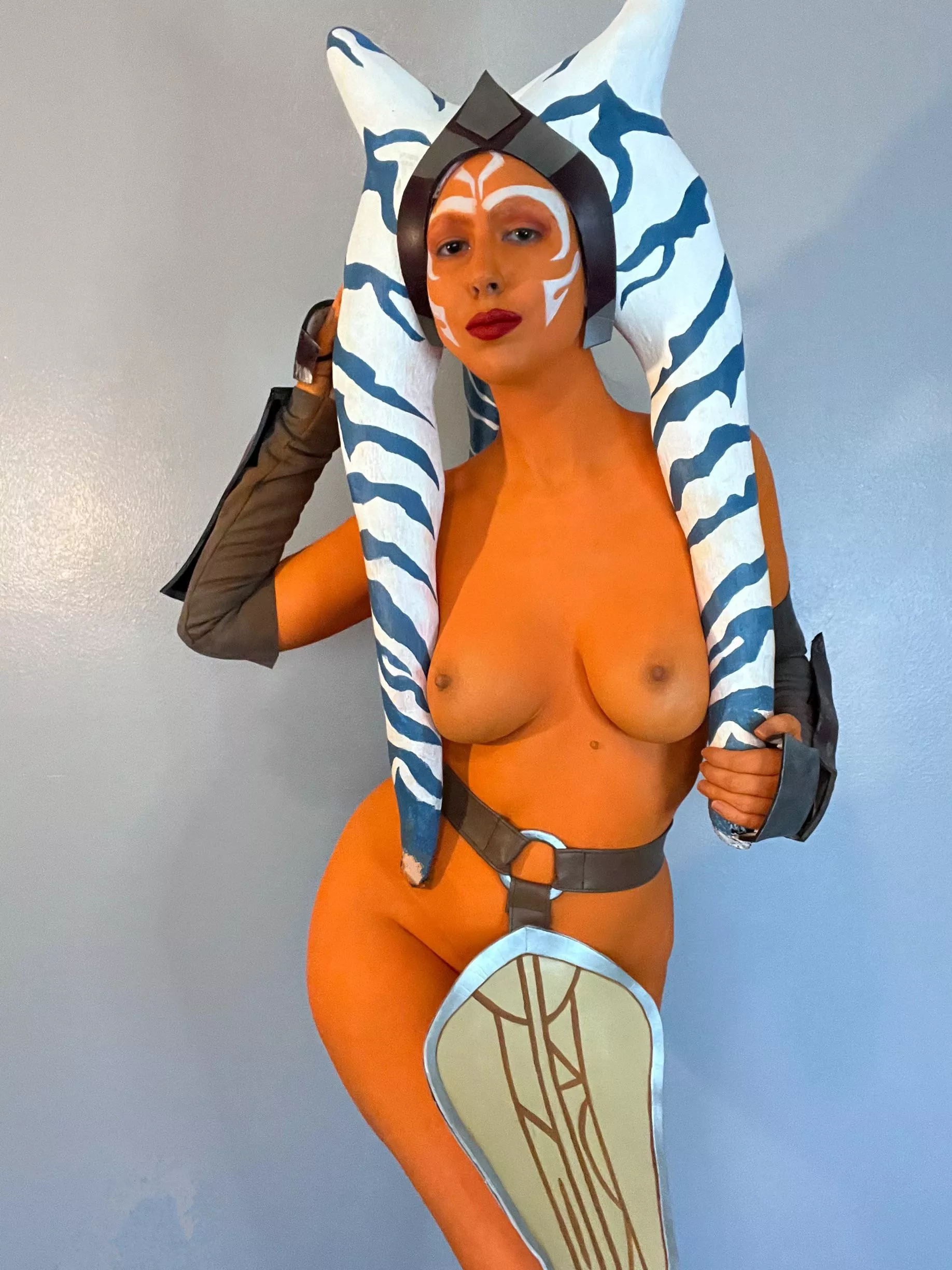Bodypaint for my Ahsoka cosplay