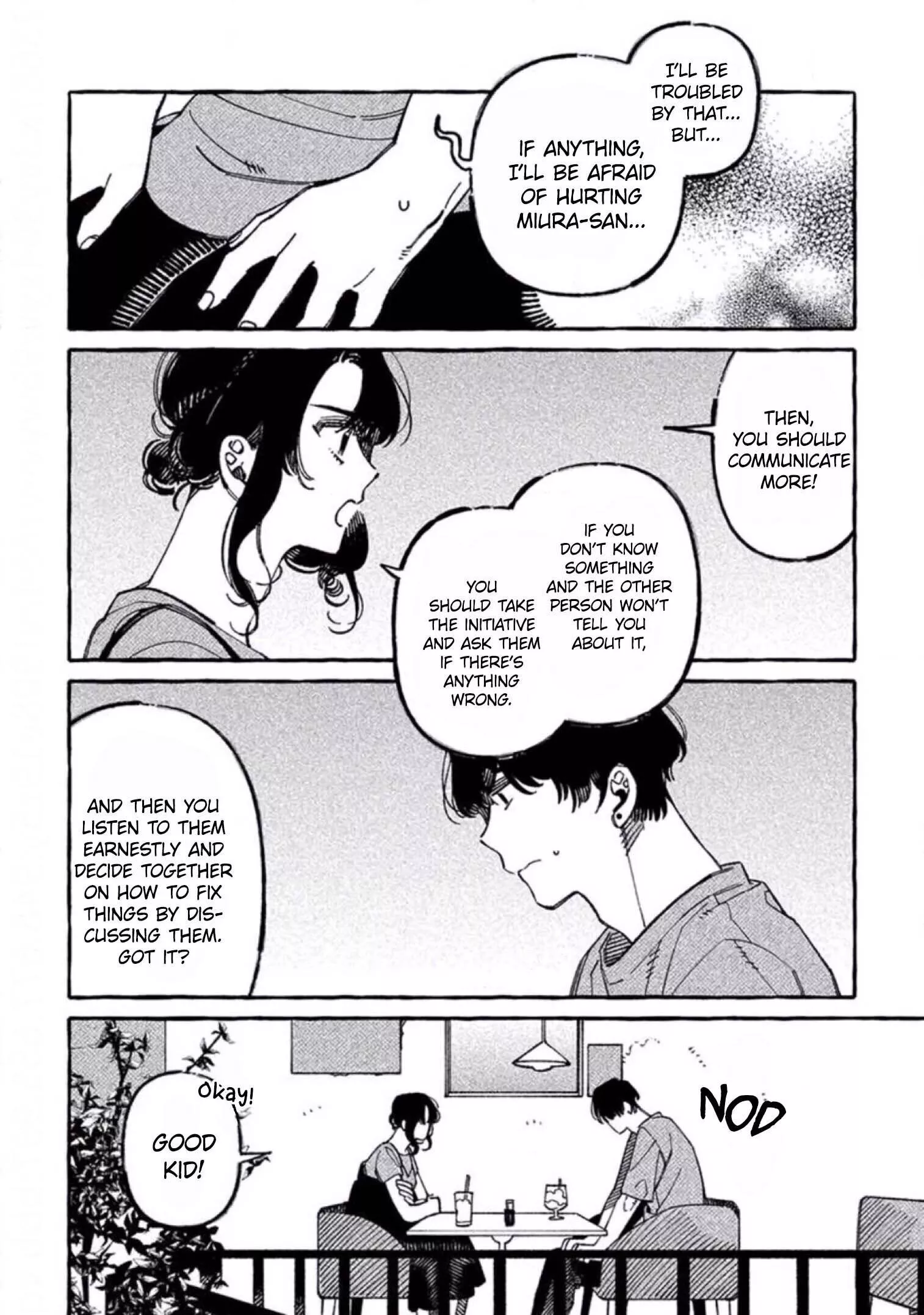 Bruh, good relationship advice in a *yaoi* manga?!?! IMPOSSIBLE!!!! Where’s the RAPE?!? Jk