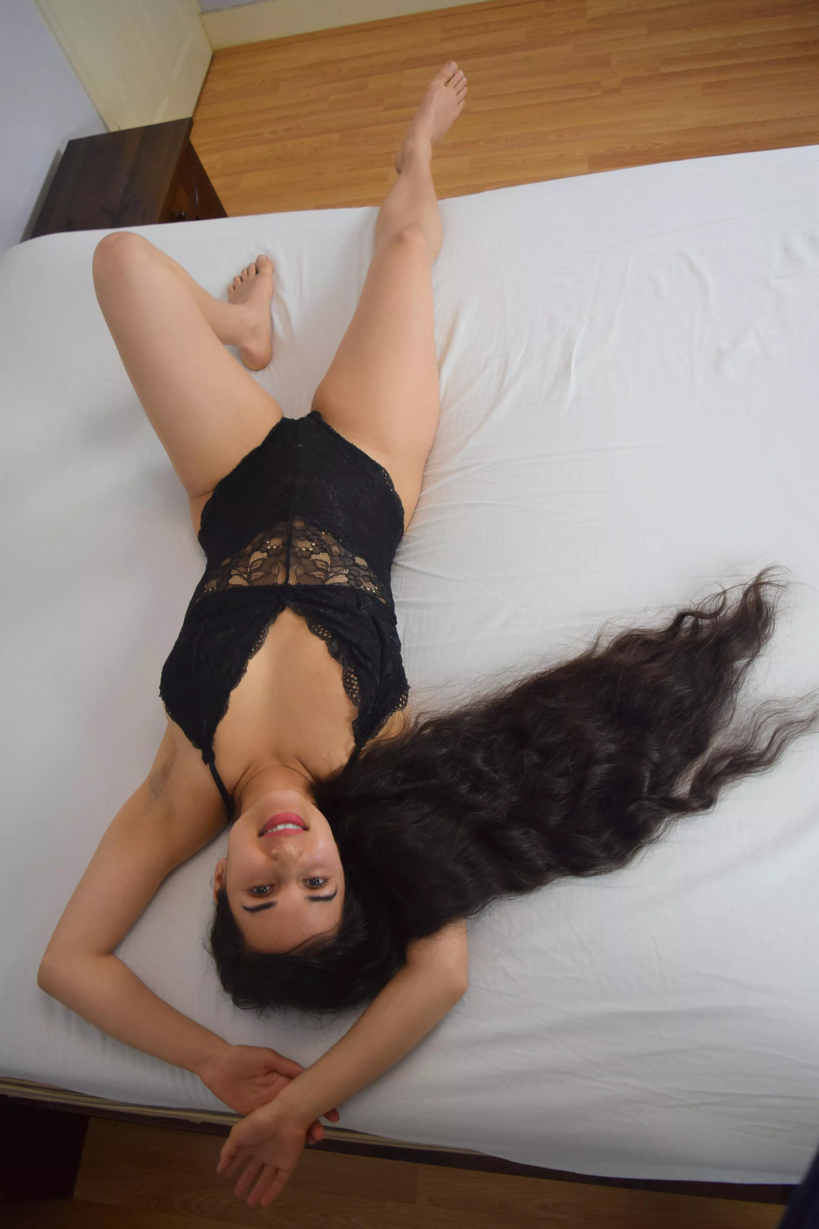 Can my long hair and big smile entice you to fill me up with your hot cum? 💦🥰