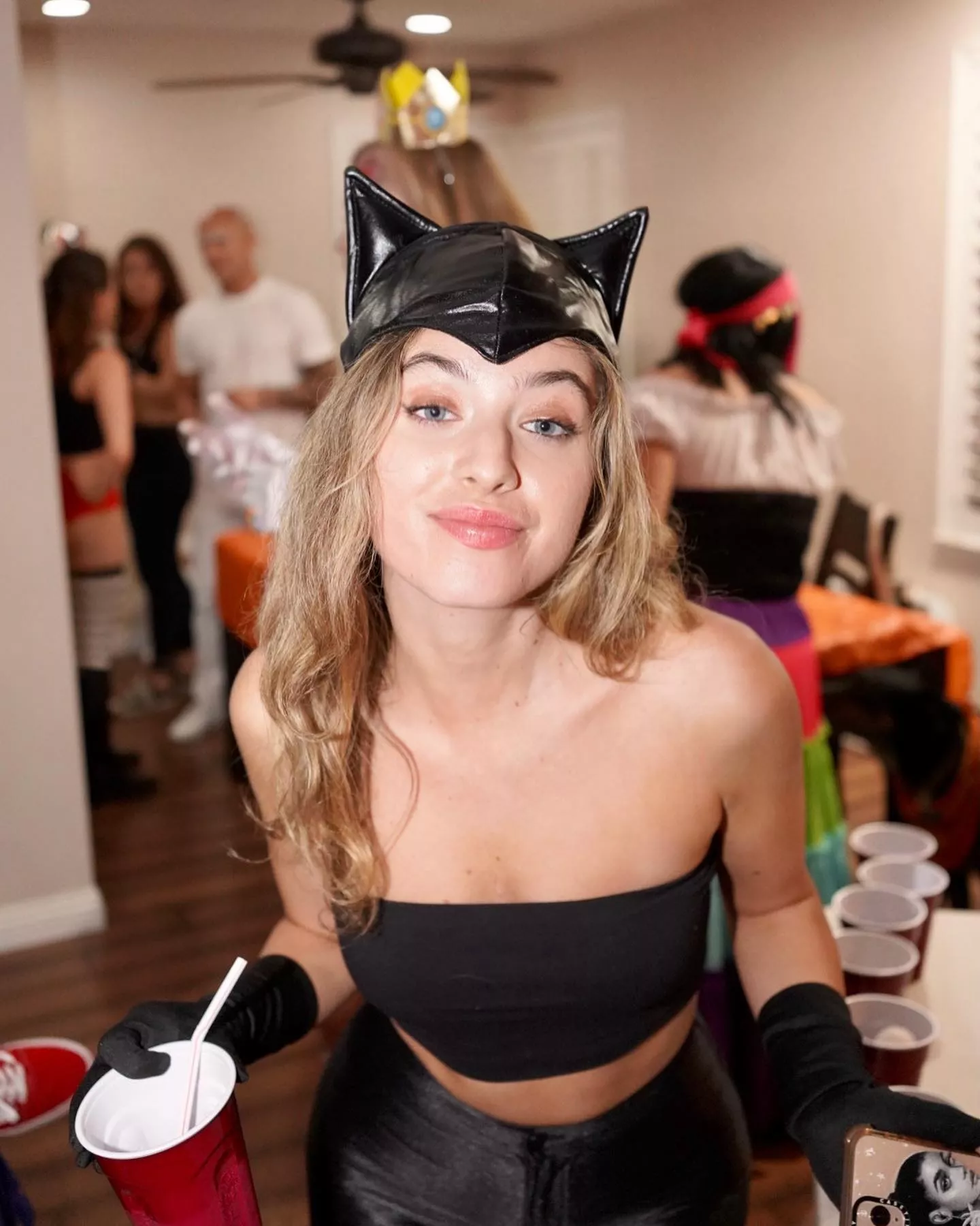 Can't tell if she's cat woman or maleficent... thoughts?