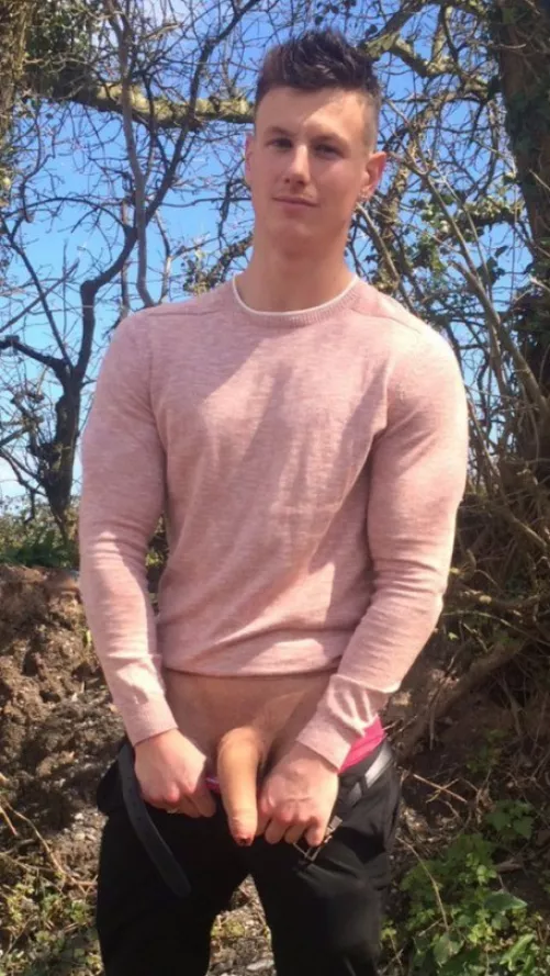 Casual cokc out in public