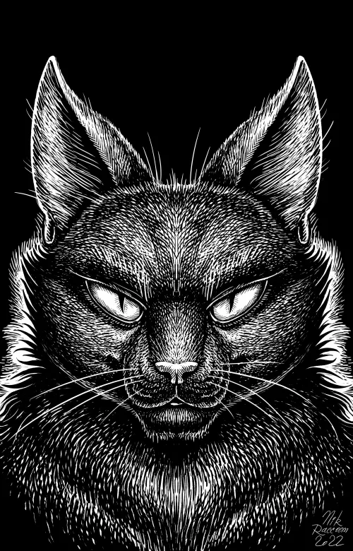 Cat Portrait. By me.