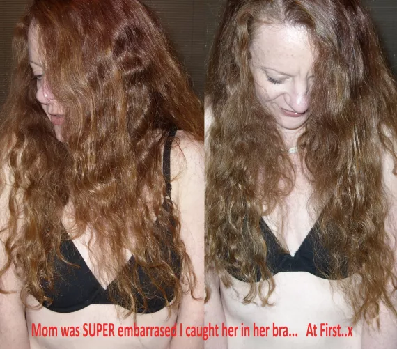 caught mom in her bra pt 2