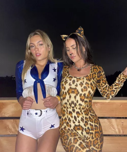 Cheerleader or leopard?