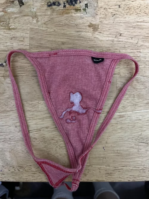 Cum on gf thong