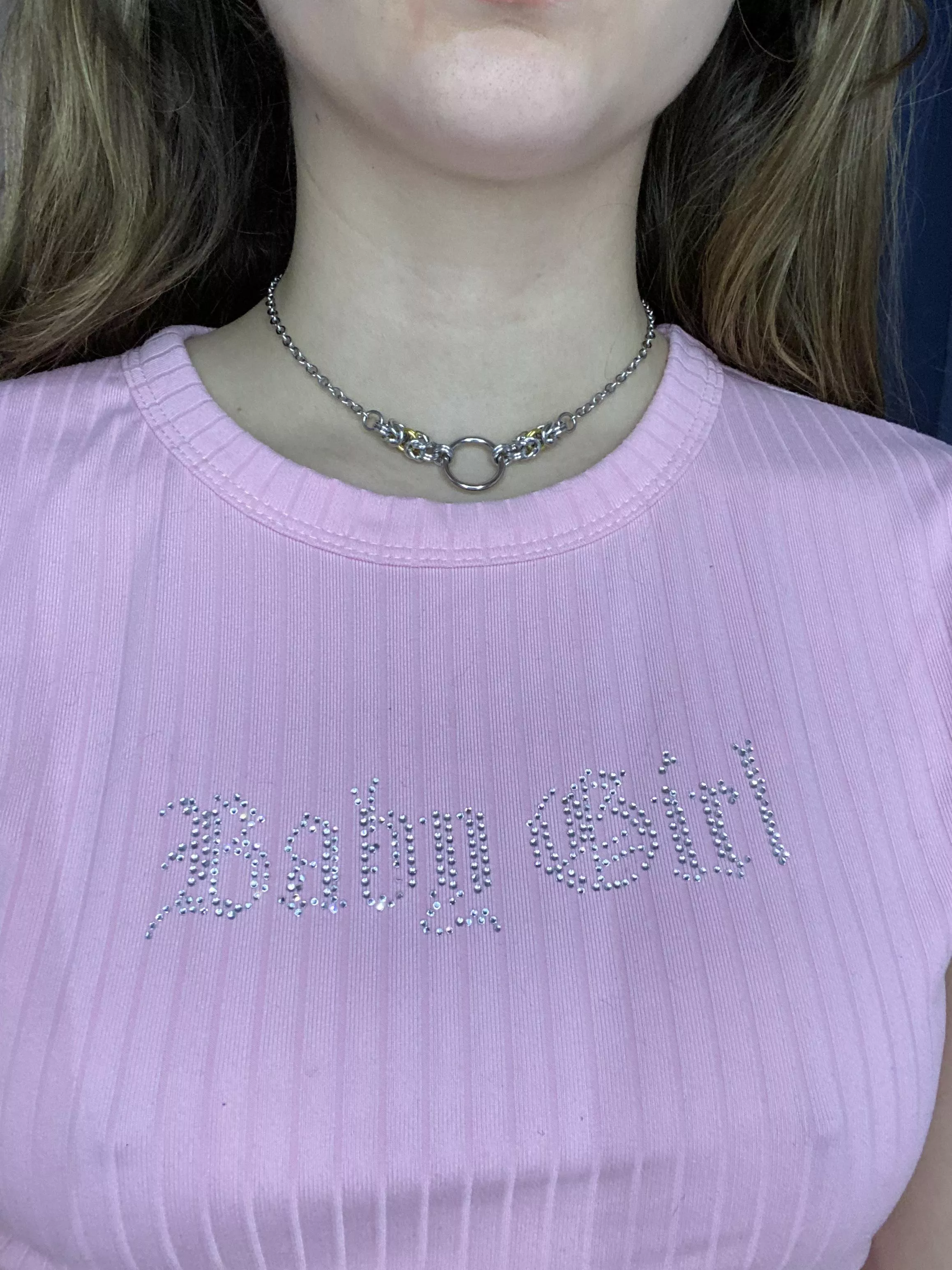 Daddy finally collared me!