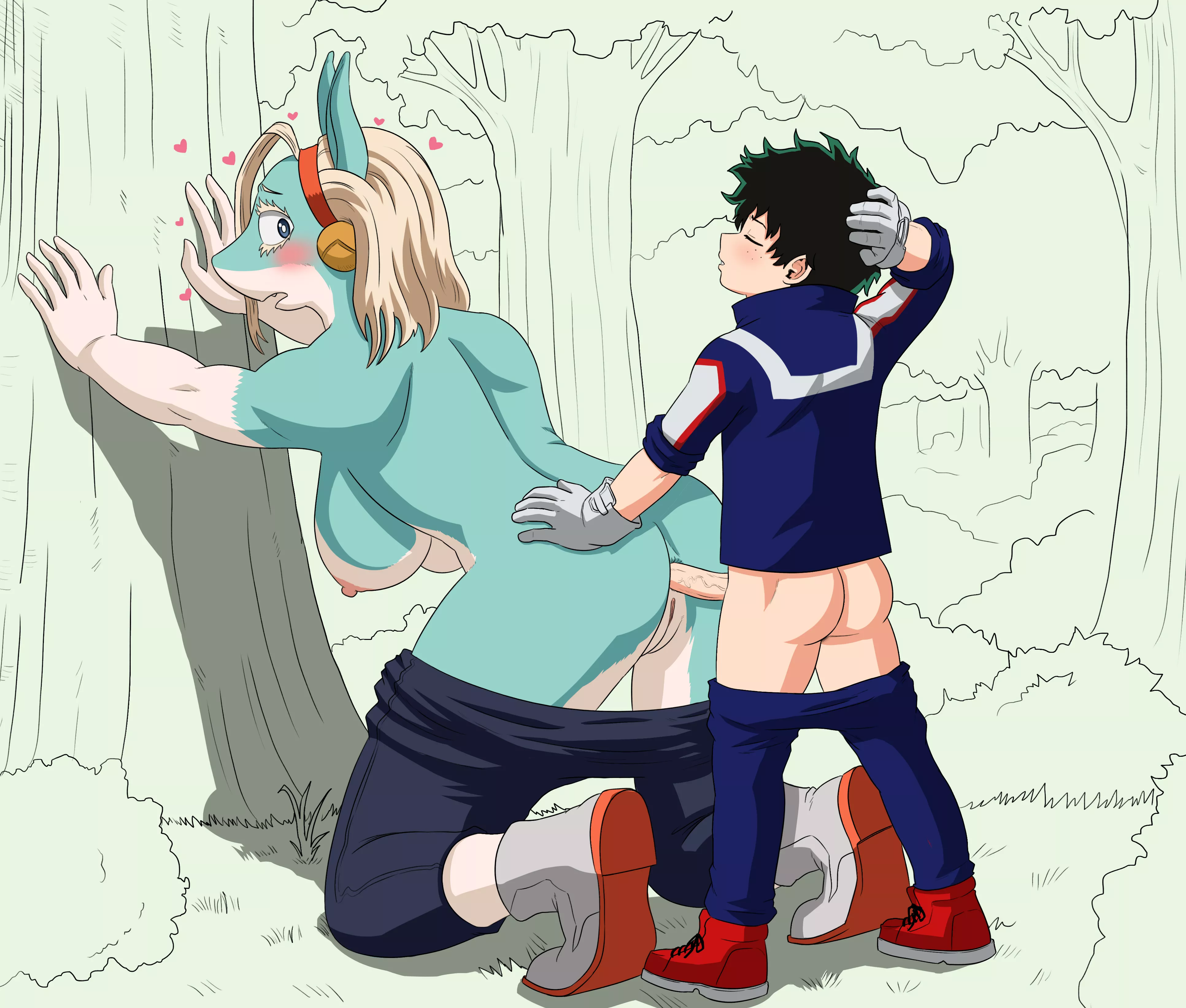 Deku taking a break with Ippan Josei [Mf_uncen]