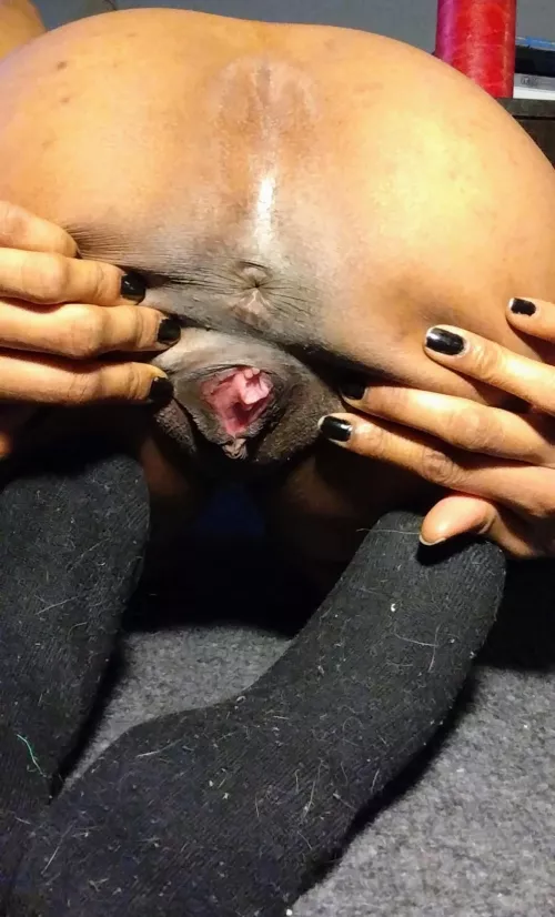 dirty socks and a pink pussy 🥵💦