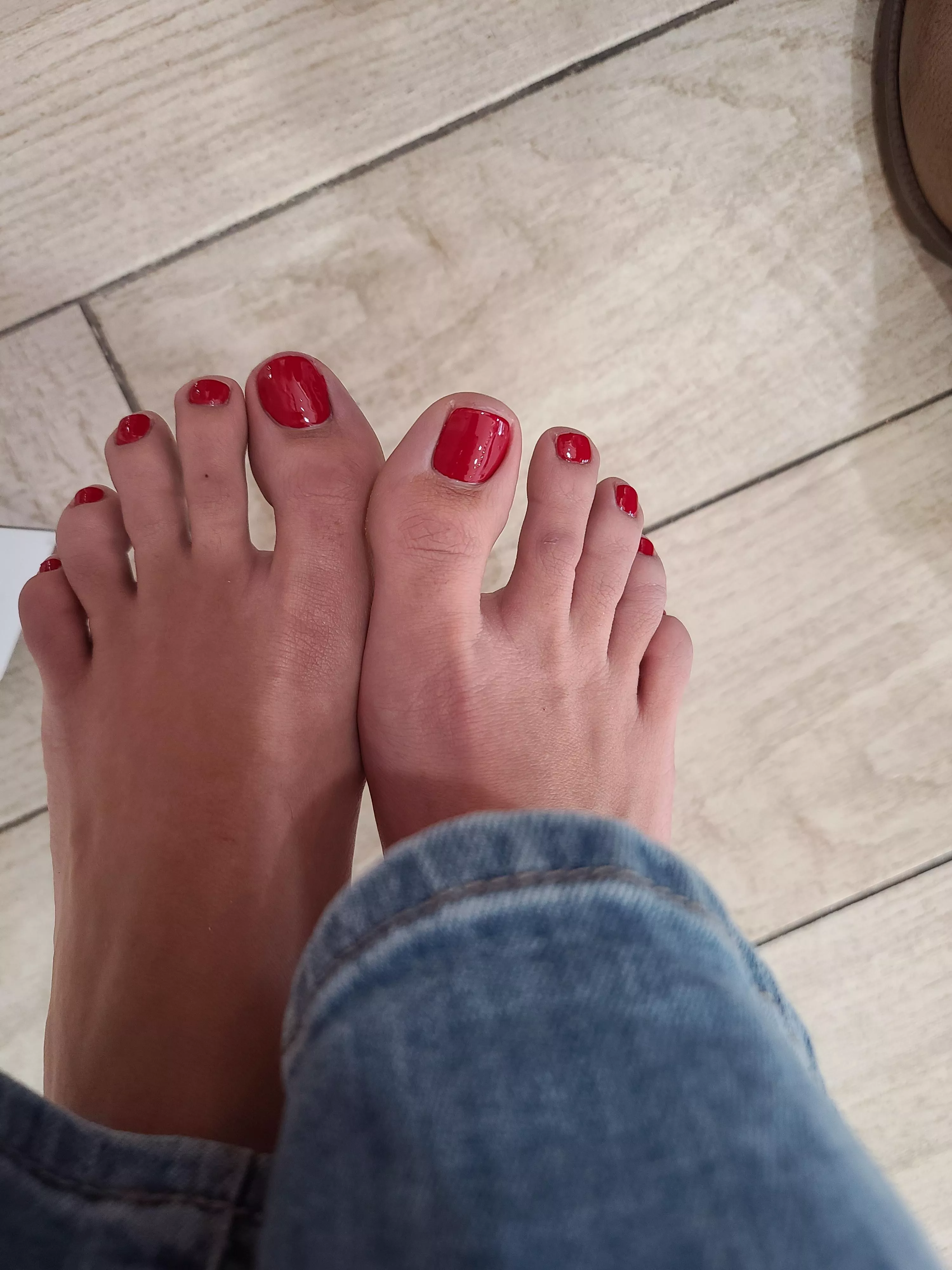 Do you like red pedicures?