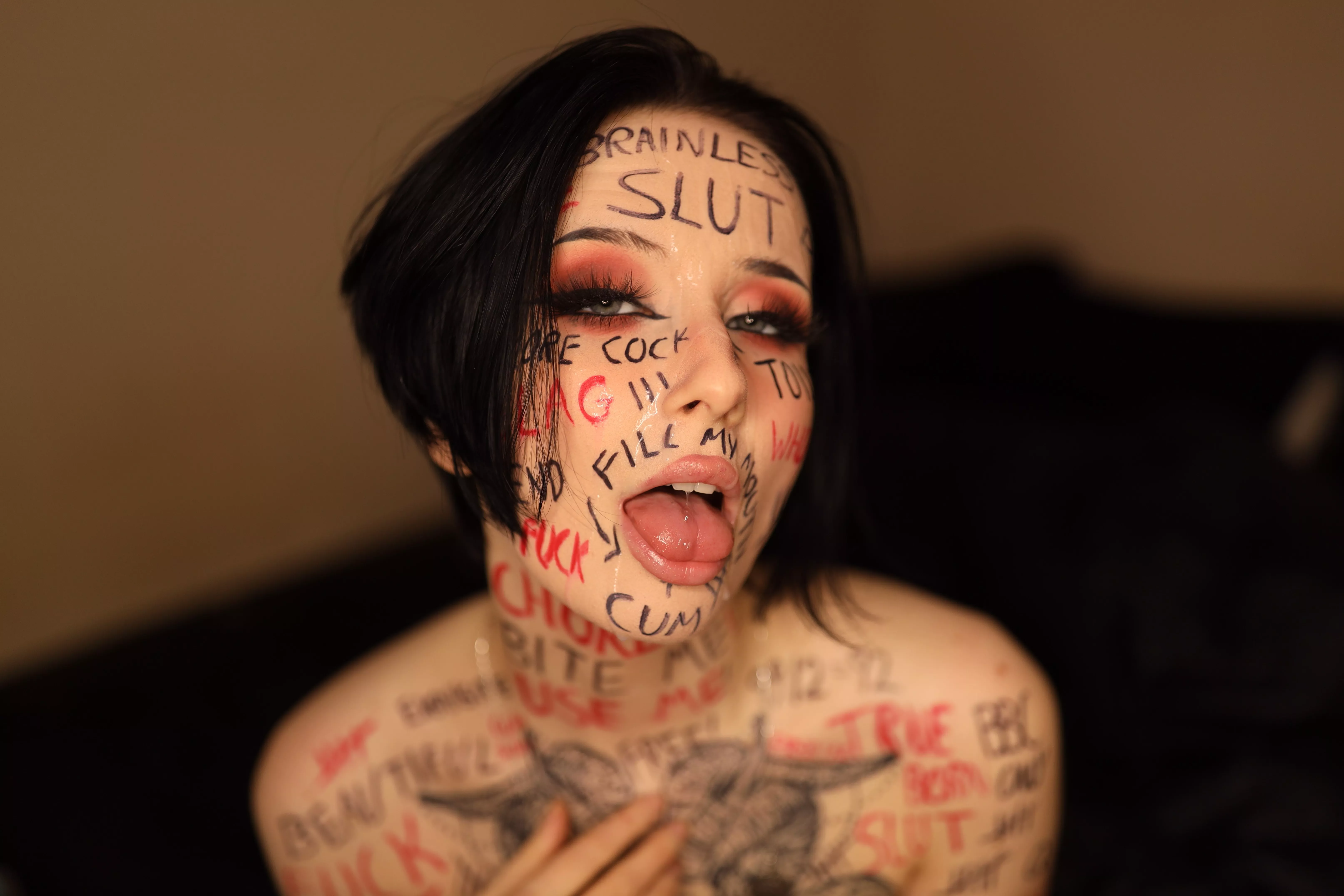 Does anyone know if cumshots get ink off the skin?