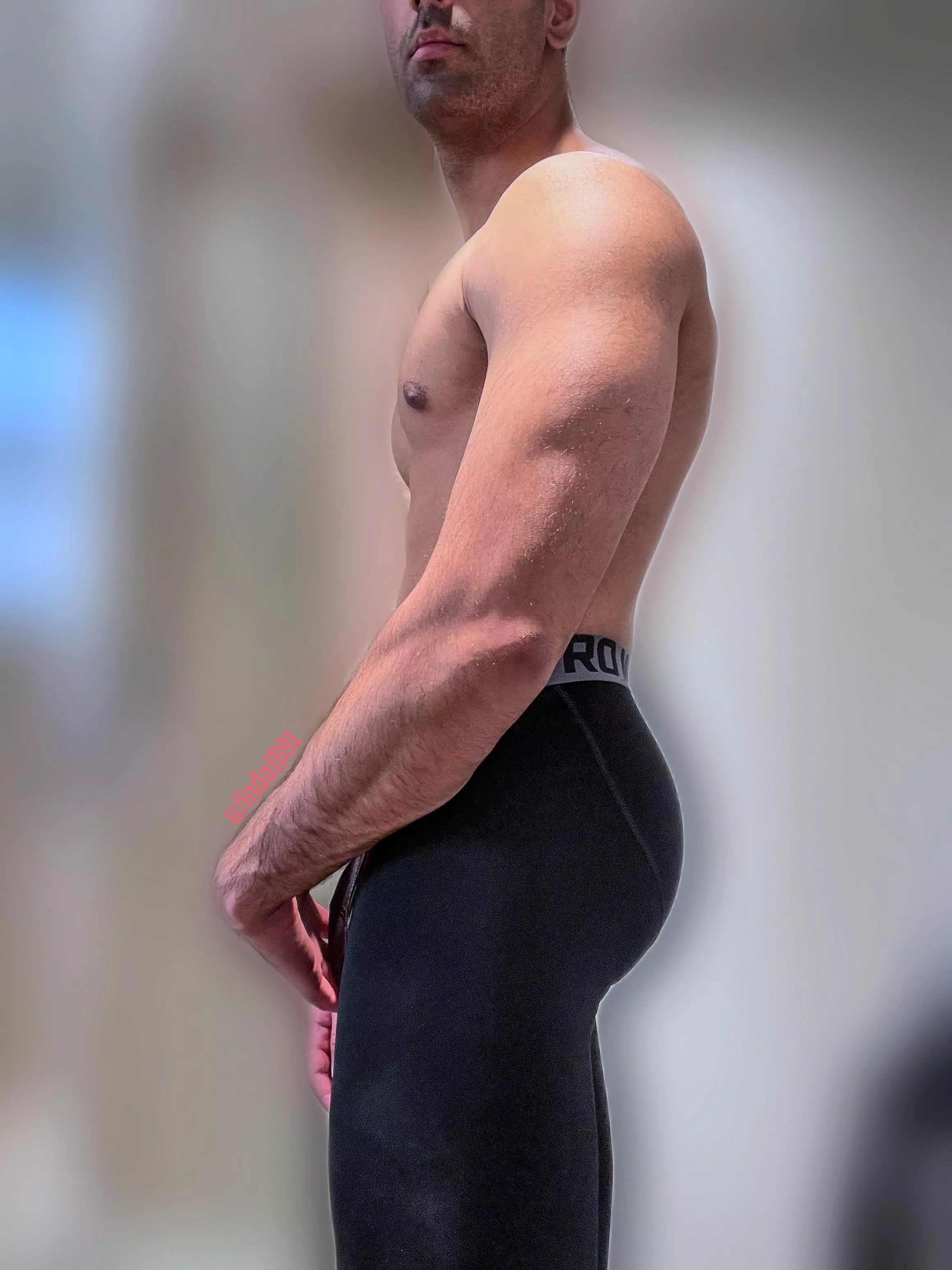 Does this count? Always get a few stares when I deadlift in my leggings