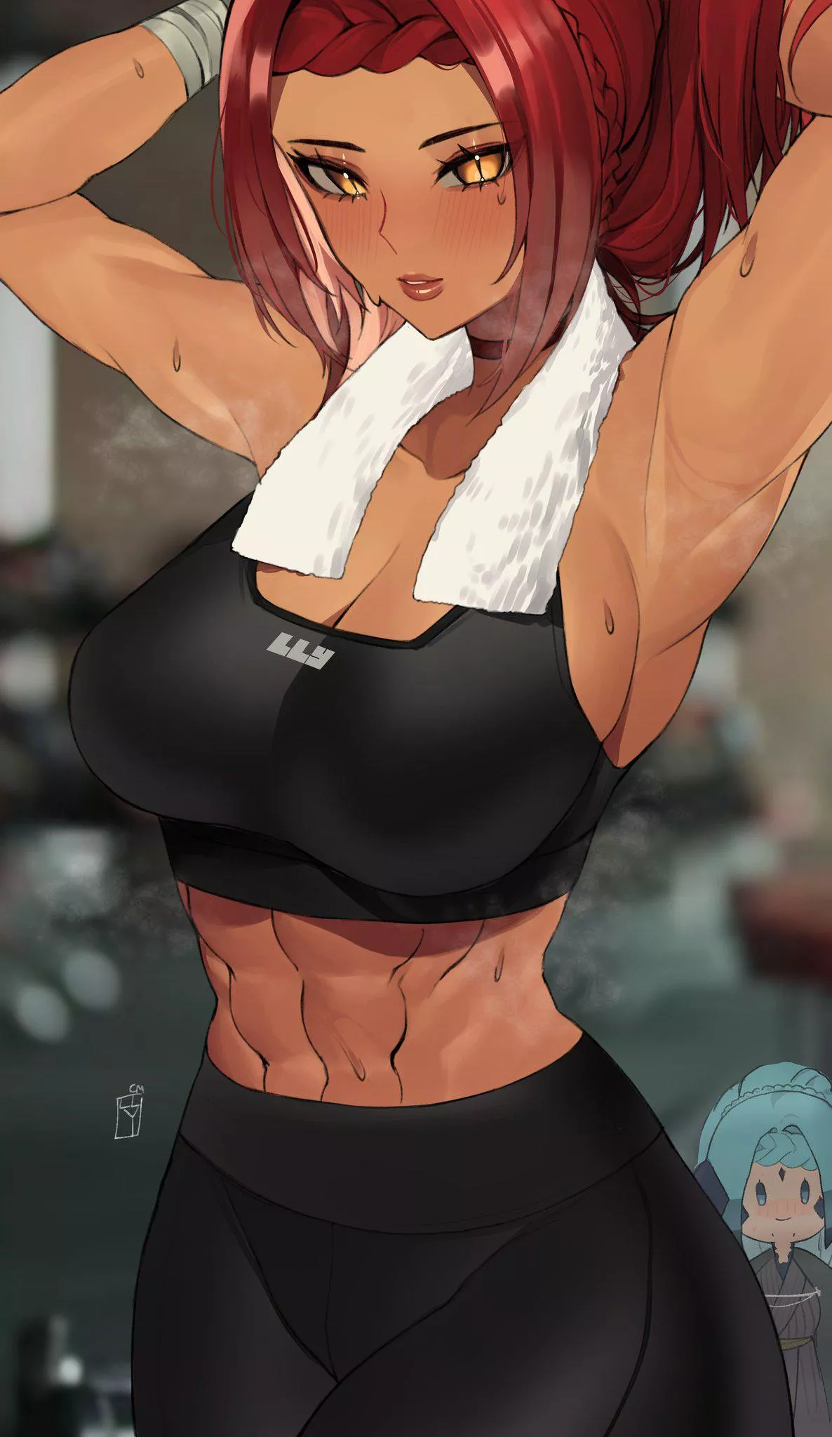 Doin some workout (lilycious)