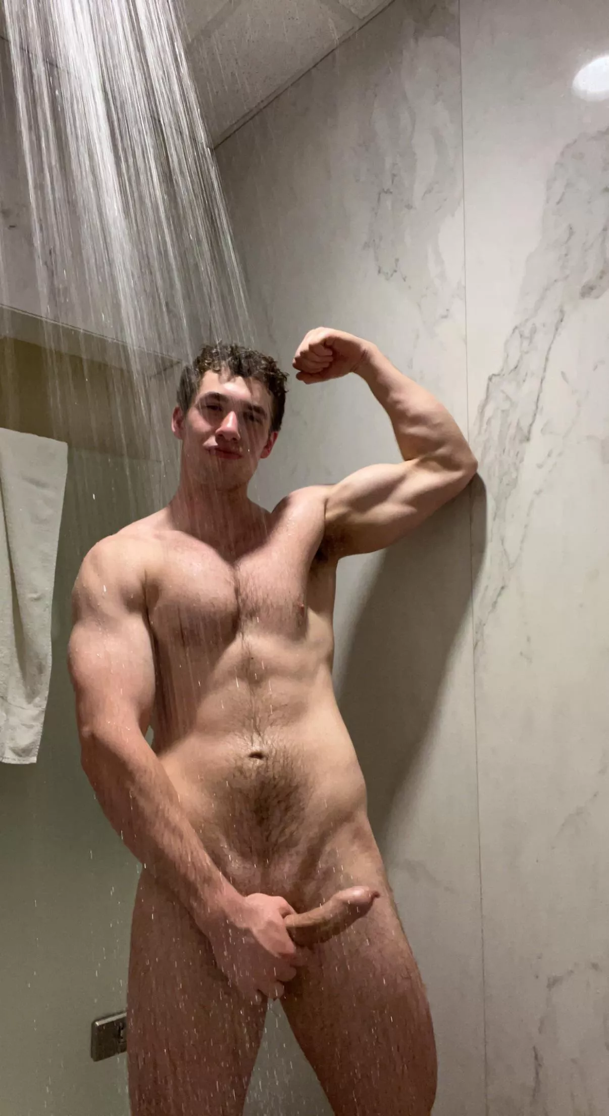 Don’t step in this shower if you aren’t ready to be pinned to the wall and fucked silly