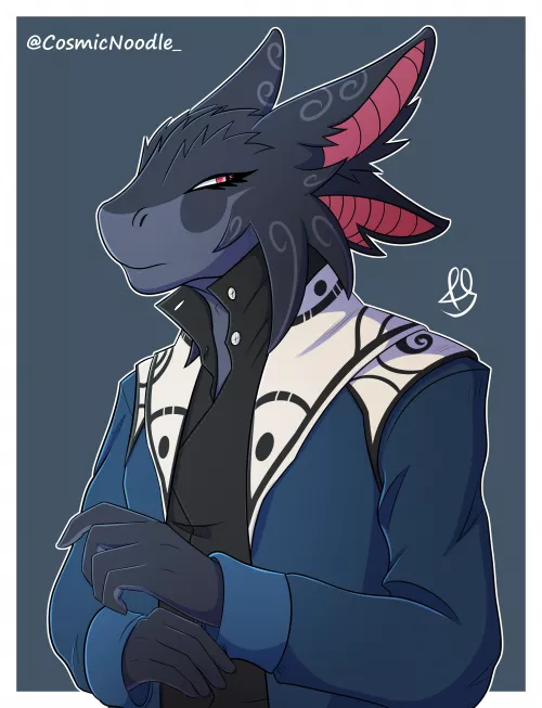 Dressed for mortal realm (Art by me @CosmicNoodle_ on twitter)