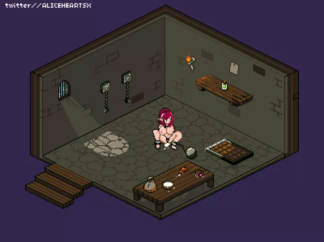 Dungeon Chamber : Elf Slave