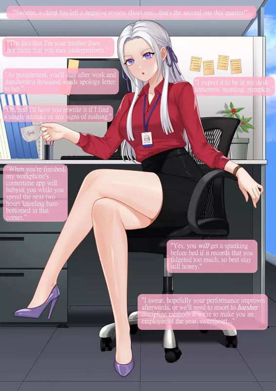 Family Business [Gentle MomDom] [No Sex] [DataDom] [Writing Lines] [Implied Spanking] [CornerTime] {art: ChungMechanic}