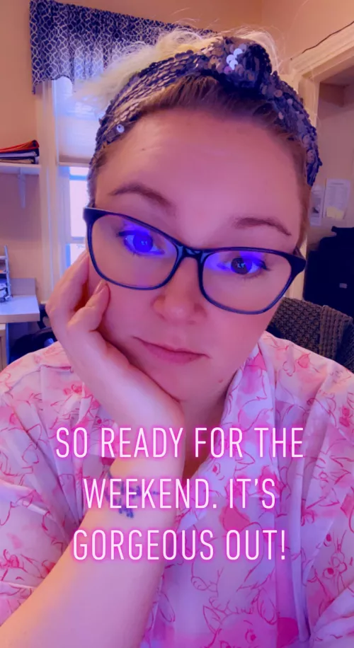 Feeling cute today, even though I also feel like a slob 😅