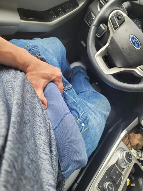 Feeling frisky in the car on lunch at work 36m