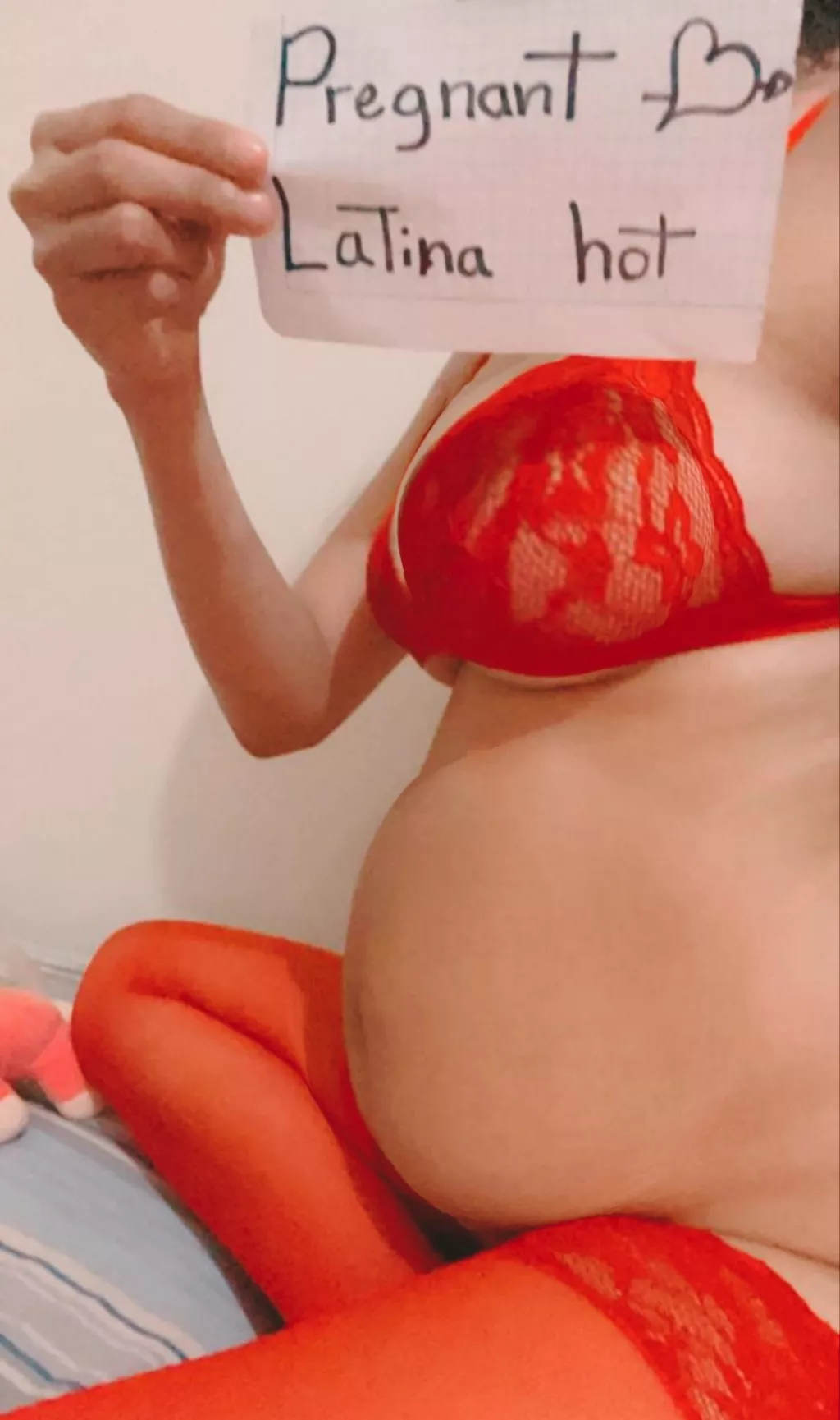 feeling sexy with my nice belly. Write me privately and I'll show you my pregnancy and sexy things 🔥