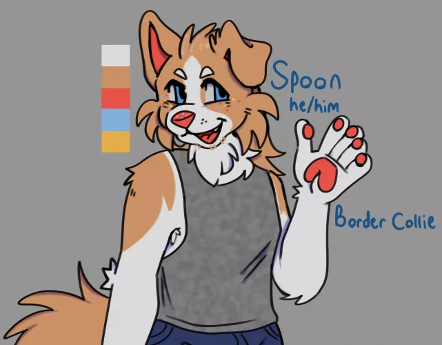 finally made a ref for my sona.... (OC)