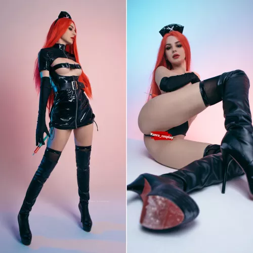 First or second pic? Dark nurse by Kanra_cosplay [self]