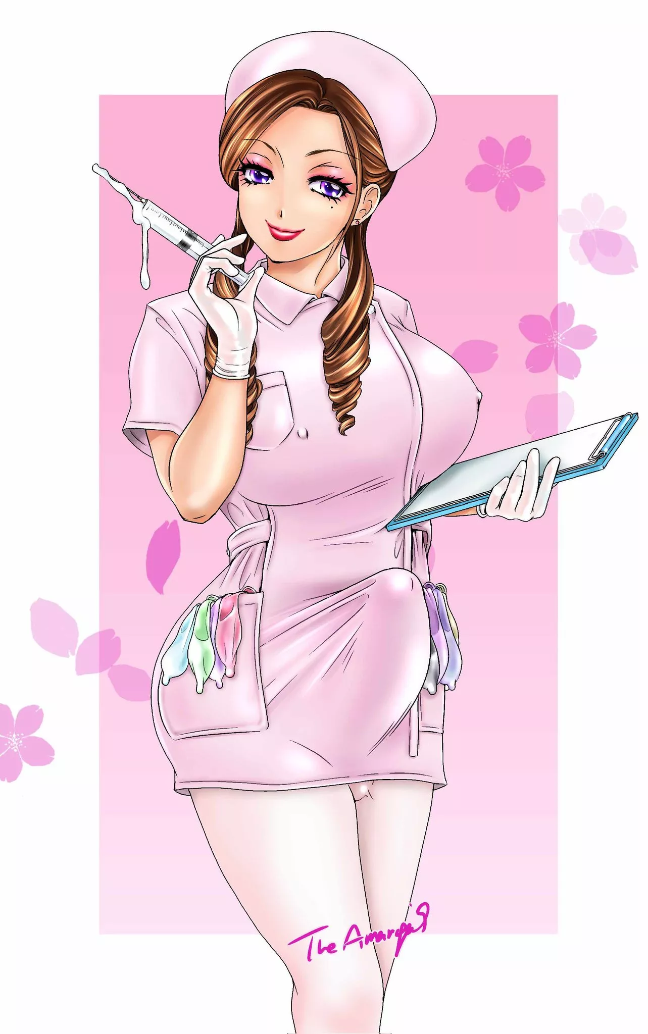 For this next exam you're gonna have to bend over dear