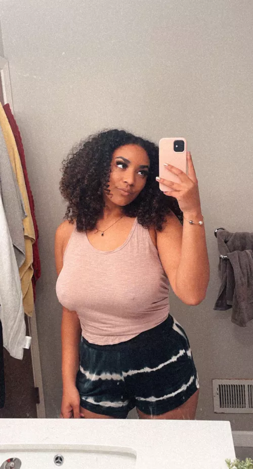 forgot a bra on my morning walk no wondering why there were so many stares…