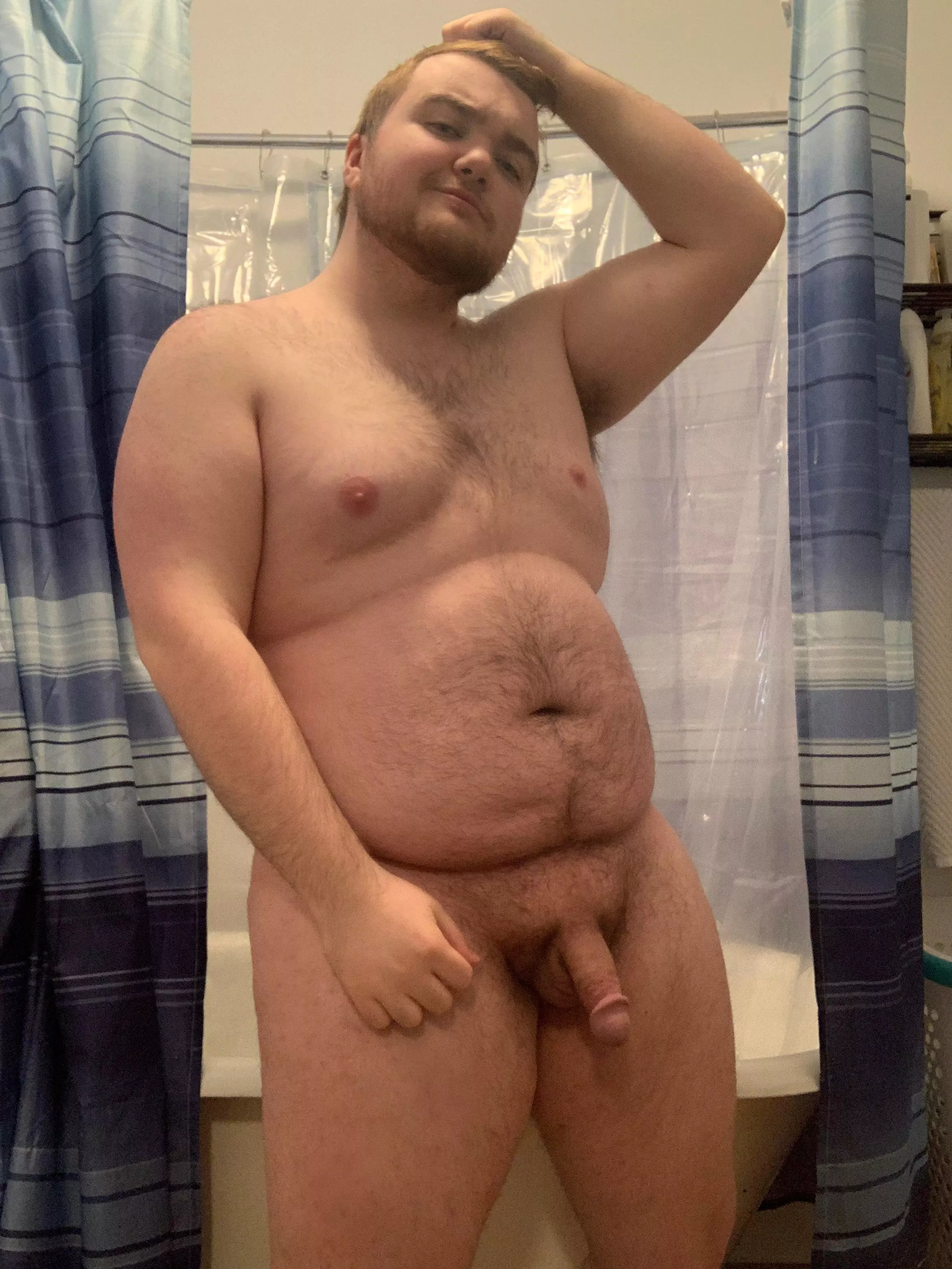 fresh out of the shower