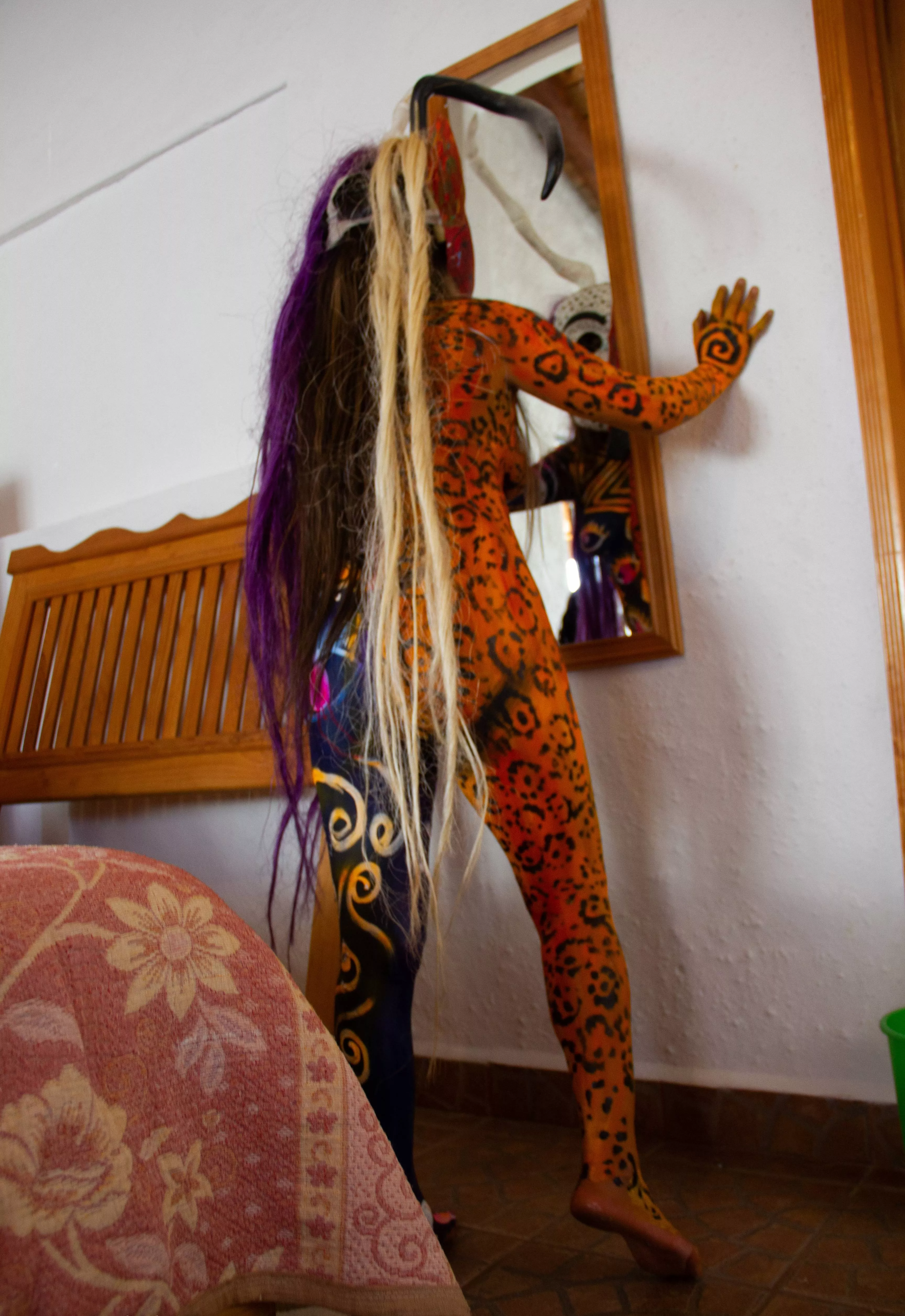 Frida painted by hand