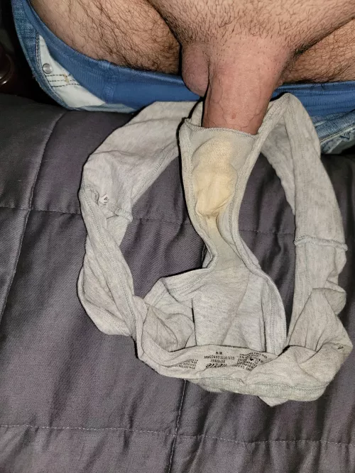 Getting into my wife's smelly gusset