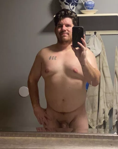 Getting ready to jump in the shower