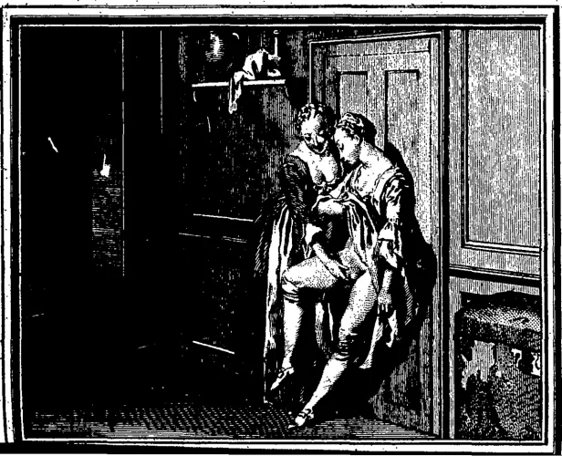 Girls being girls, since the 18th century. Illustration for John Cleland's Fanny Hill, 1766.