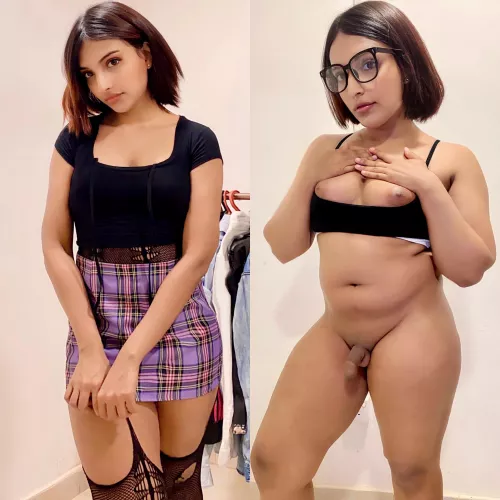 Good girl to the world but naughty behind doors 🙊